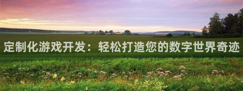 沐鸣2平台官方注册登录：定制化游戏开发：轻松打造您的数字世界奇迹