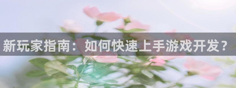 沐鸣2选 37OO735：新玩家指南：如何快速上手游戏开发？